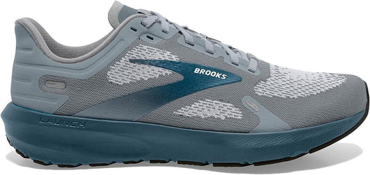 Men's Brooks Launch 9, Grey/Midnight/White, 10.5 D Medium