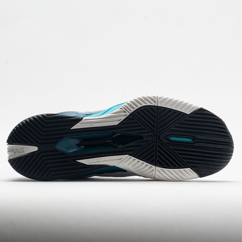 Wilson Rush Pro 4.0 Men's  White/Blue Coral/Blue Atoll