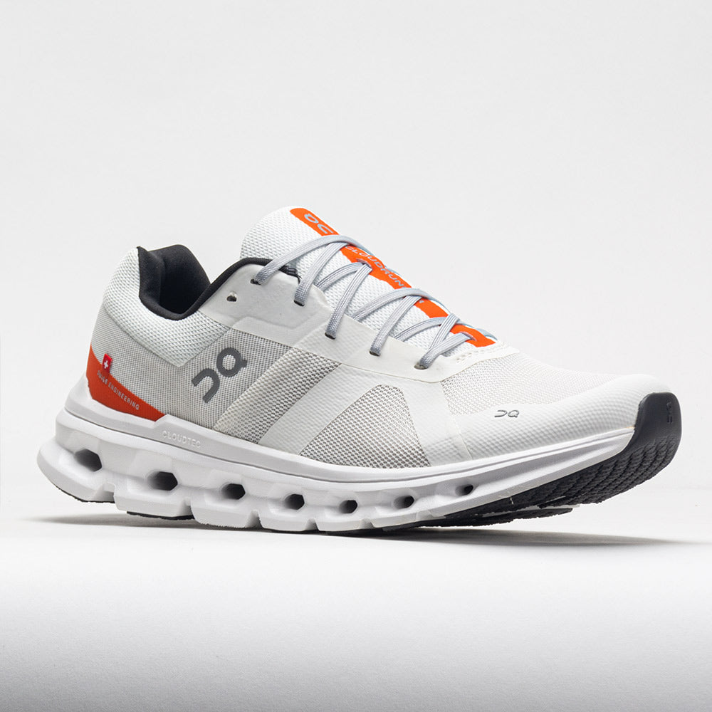 On Cloudrunner Men's  Undyed White/Flame