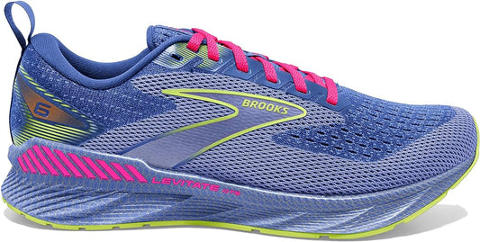 Women's Brooks Levitate GTS 6, Purple/Pink, 6 B Medium