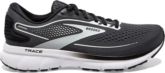 Women's Brooks Trace 2, Ebony/Black/White, 10 B Medium