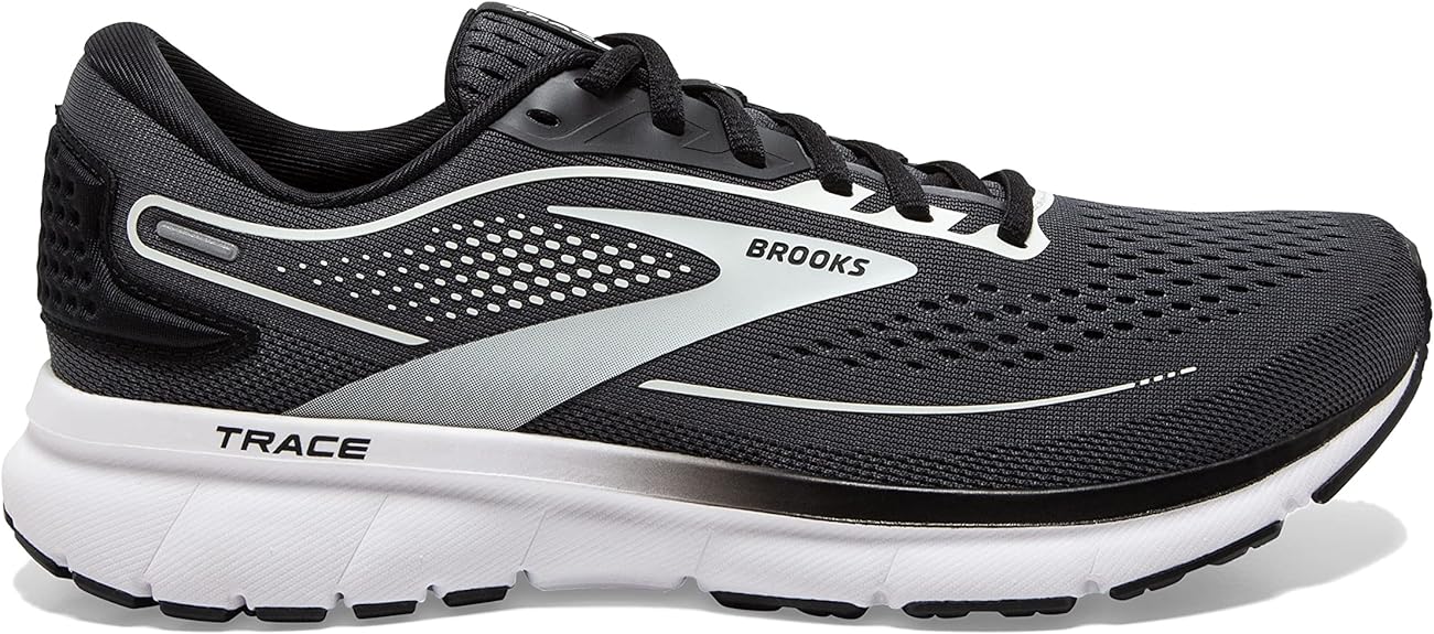 Women's Brooks Trace 2, Ebony/Black/White, 9.5 D Wide