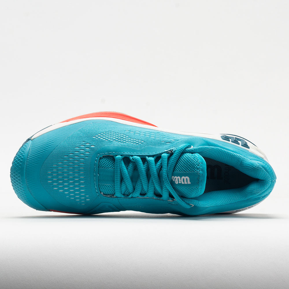 Wilson Rush Pro 4.0 Women's  Scuba Blue/White/Fiery Coral