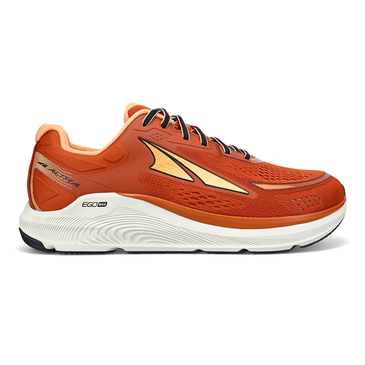 Men's Altra Paradigm 6, Orange/Black, 12 D Medium