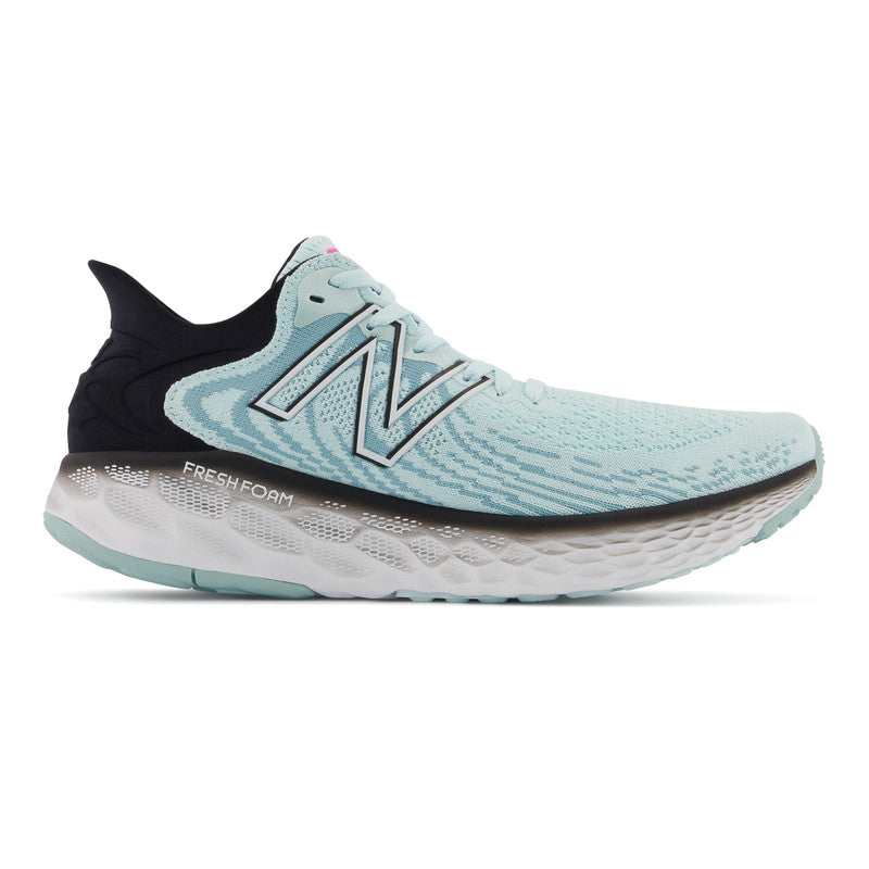Women's New Balance Fresh Foam 1080 v11, Pale Blue Chill/Black, 7 B Medium