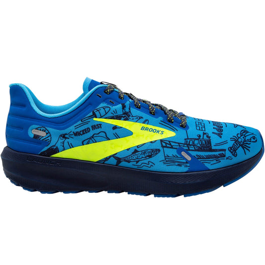 Women's Brooks Launch 9, Nautical Blue/Nightlife/Peacoat, 9.5 B Medium