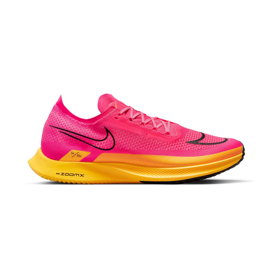 Men's Nike ZoomX Streakfly, Hyper Pink/Black/Laser Orange, 8 D Medium