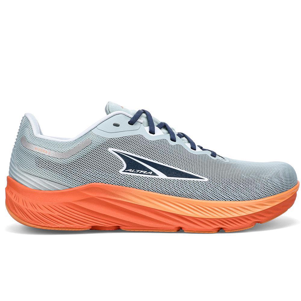 Men's Altra Rivera 3, Blue/Orange, 10 D Medium