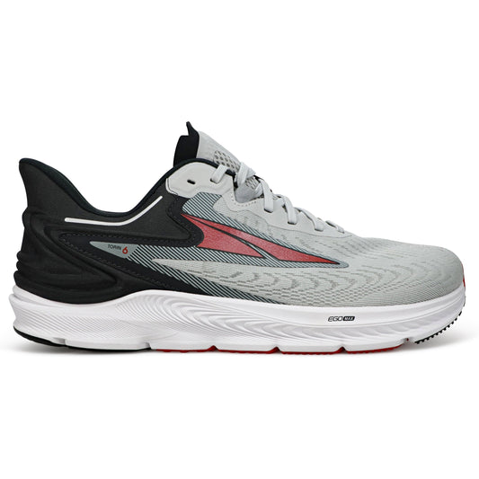 Men's Altra Torin 6, Gray/Red, 10 D Medium