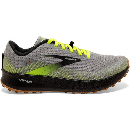 Men's Brooks Catamount, Grey/Nightlife/Black, 9.5 D Medium