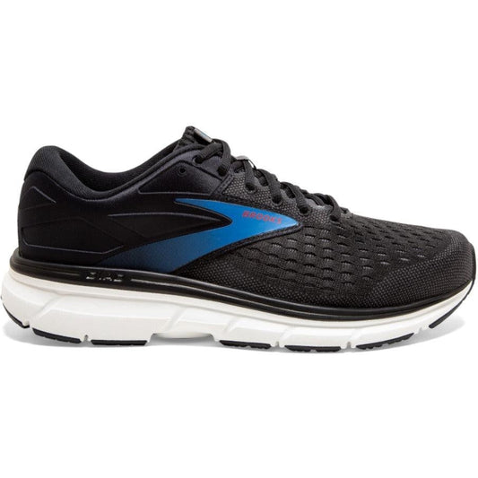 Men's Brooks Dyad 11, Black/Ebony/Blue, 10.5 4E Extra Wide