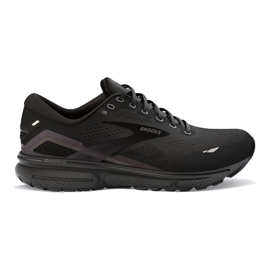 Men's Brooks Ghost 15, Black/Black/Ebony, 11 D Medium