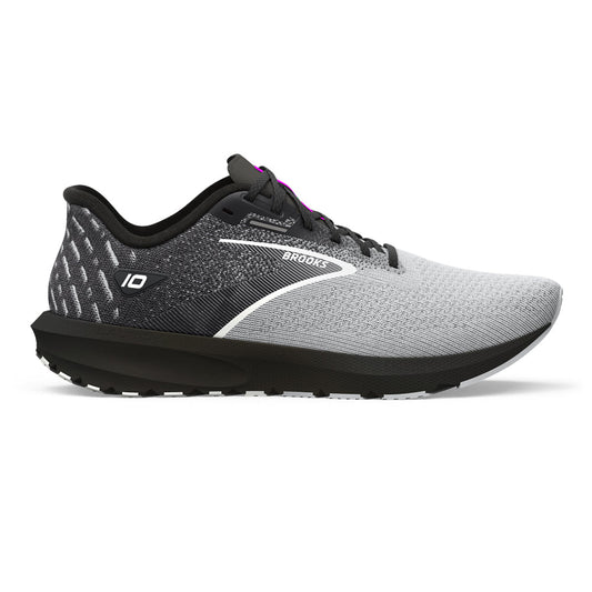 Men's Brooks Launch 10, Black/Blackened Pearl/White, 13 D Medium