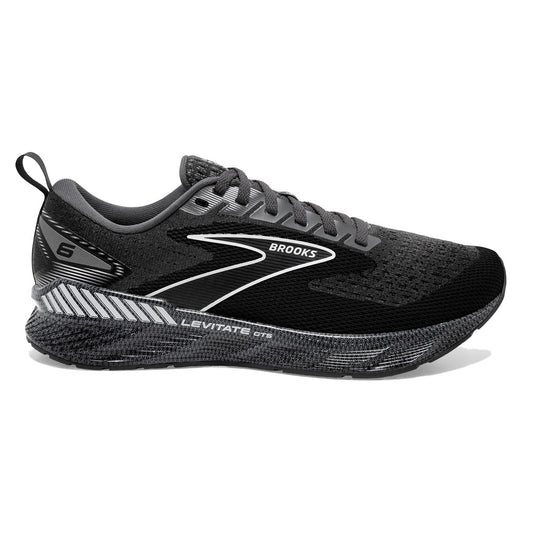 Men's Brooks Levitate GTS 6, Blackened Pearl/Ebony/White, 11.5 D Medium