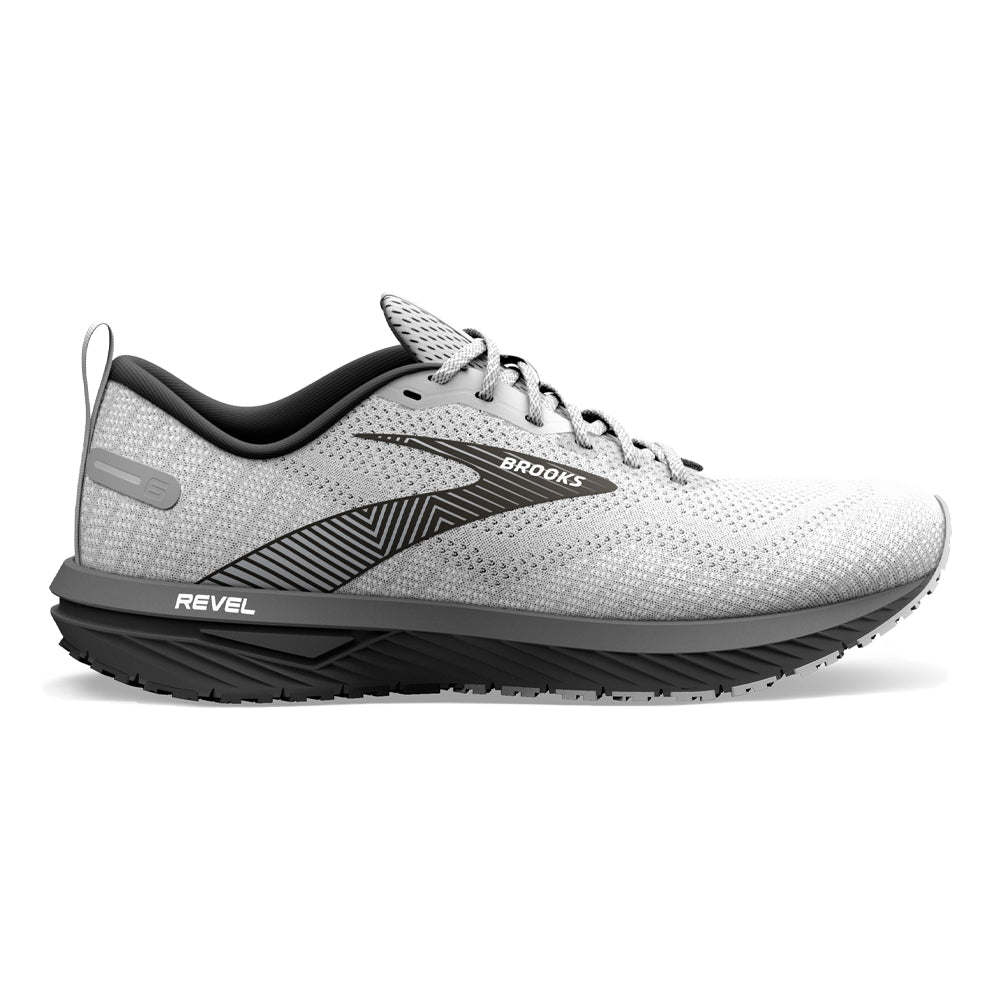 Men's Brooks Revel 6, Alloy/Primer Grey/Oyster, 10.5 D Medium
