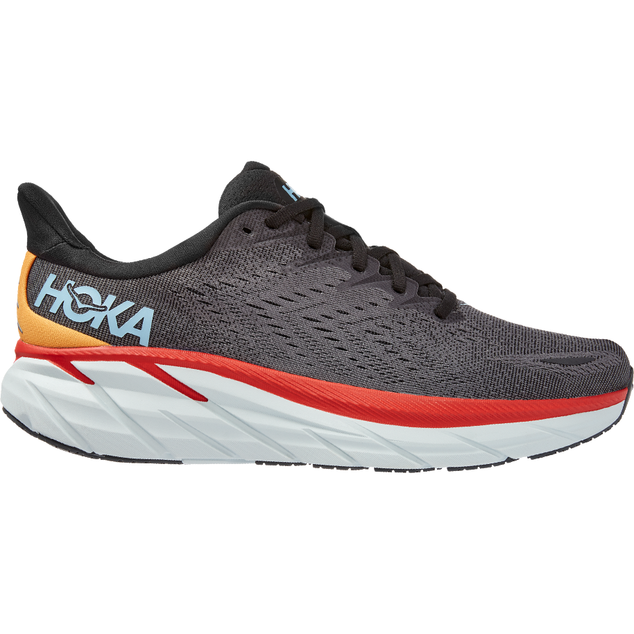 Men's Hoka One One Clifton 8, Anthracite/Castlerock, 11.5 D Medium