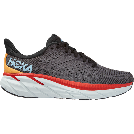 Men's Hoka One One Clifton 8, Anthracite/Castlerock, 11 D Medium