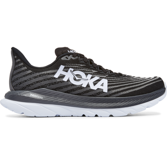 Men's Hoka One One Mach 5, Black/Castlerock, 11.5 D Medium