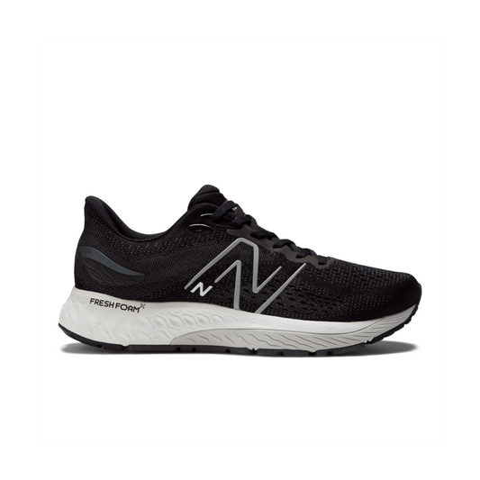 Men's New Balance Fresh Foam X 880v12, Black/Light Aluminum, 14 D Medium