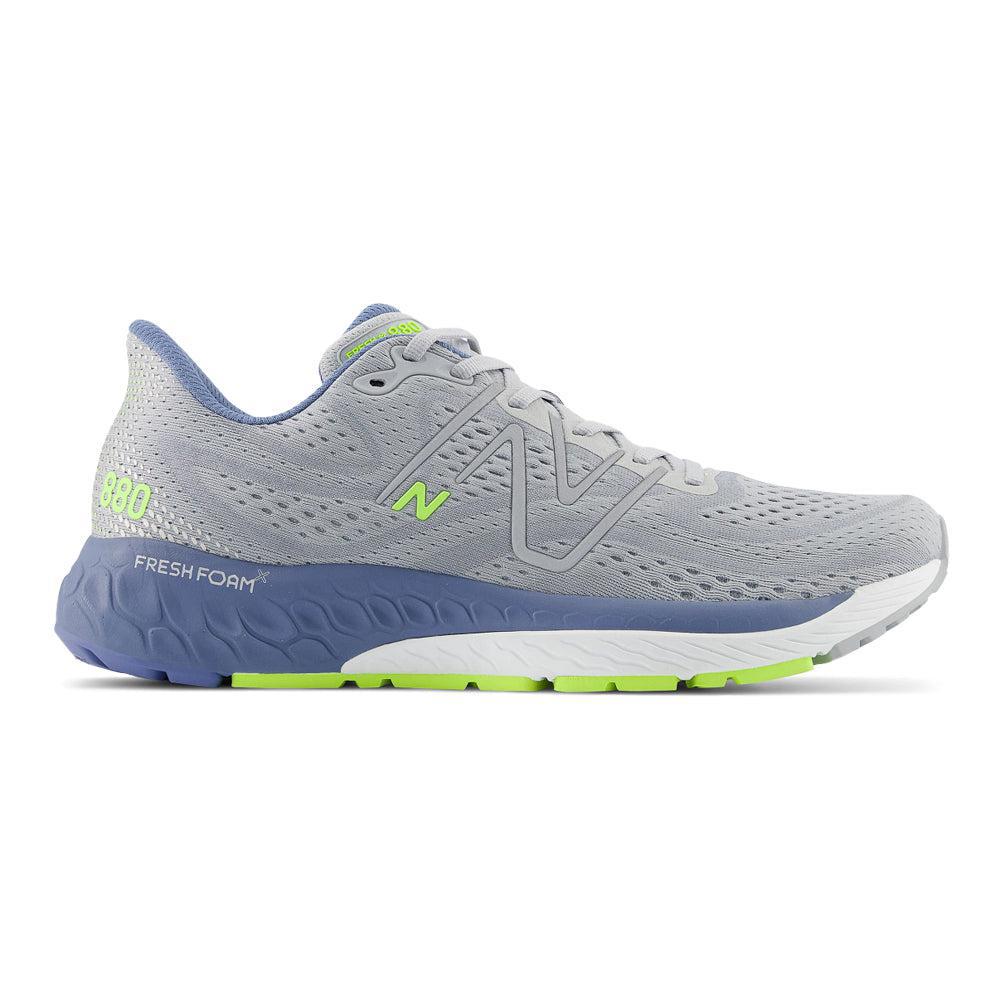 Men's New Balance Fresh Foam X 880v13, Aluminum Grey/Mercury Blue, 7 D Medium
