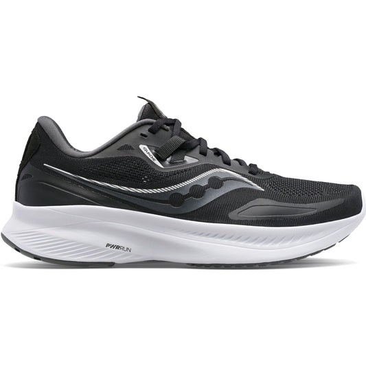 Men's Saucony Guide 15, Black/White, 11 2E Wide