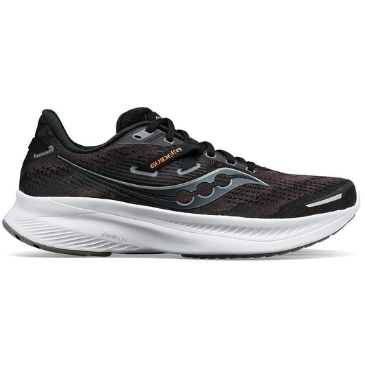 Men's Saucony Guide 16, Black/White, 11 D Medium