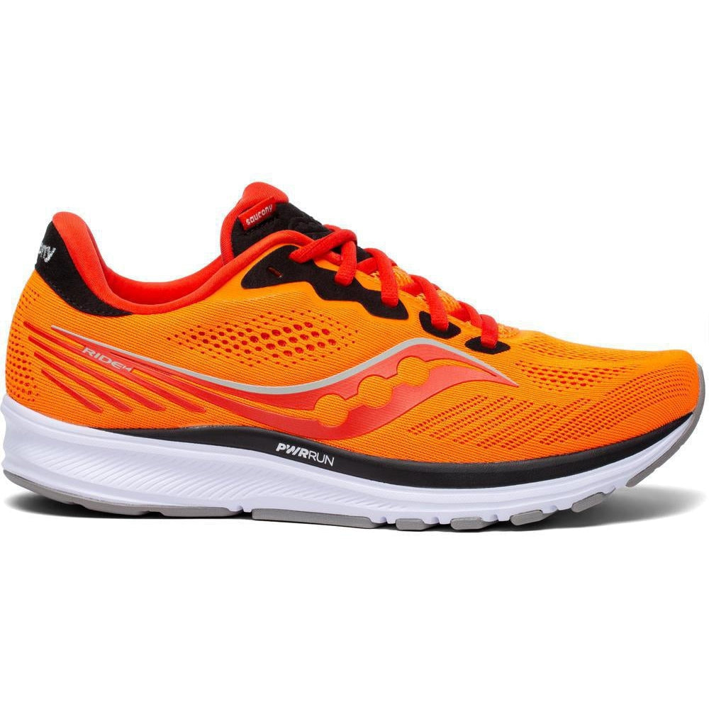 Men's Saucony Ride 14, Vizi/Scarlet, 9 D Medium