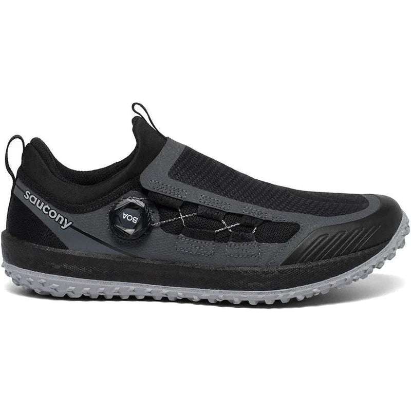 Men's Saucony Switchback 2, Black/Charcoal, 11.5 D Medium