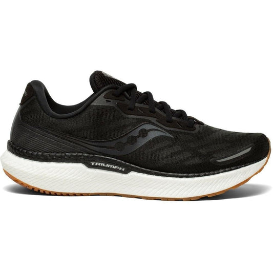 Men's Saucony Triumph 19, Black/Gum, 10 D Medium