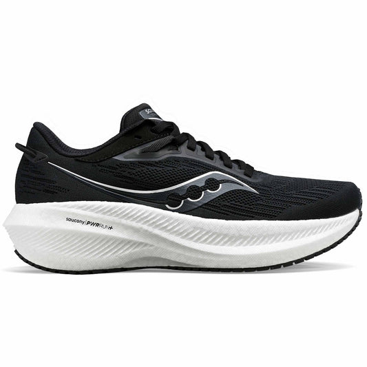 Men's Saucony Triumph 21, Black/White, 10.5 D Medium