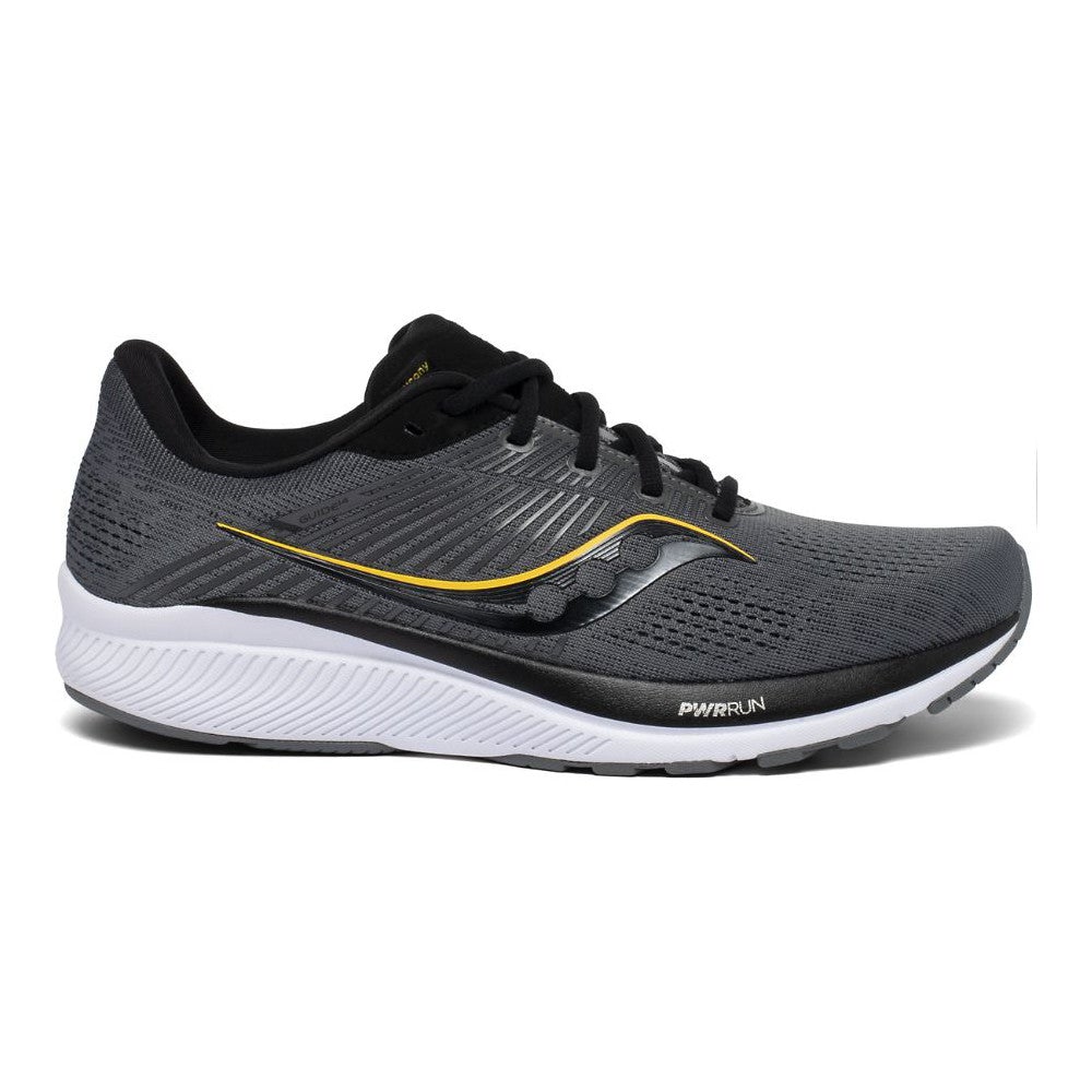 Men's Saucony Guide 14, Charcoal/Gold, 11 D Medium
