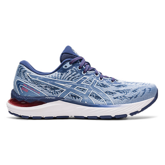 Women's Asics Gel-Cumulus 23, Mist/White, 8.5 B Medium