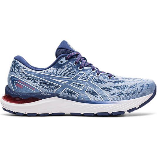 Women's Asics Gel-Cumulus 23, Mist/White, 5.5 B Medium