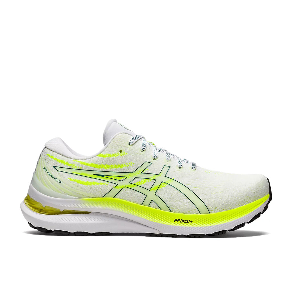 Women's Asics Gel-Kayano 29, White/Velvet Pine, 9.5 B Medium