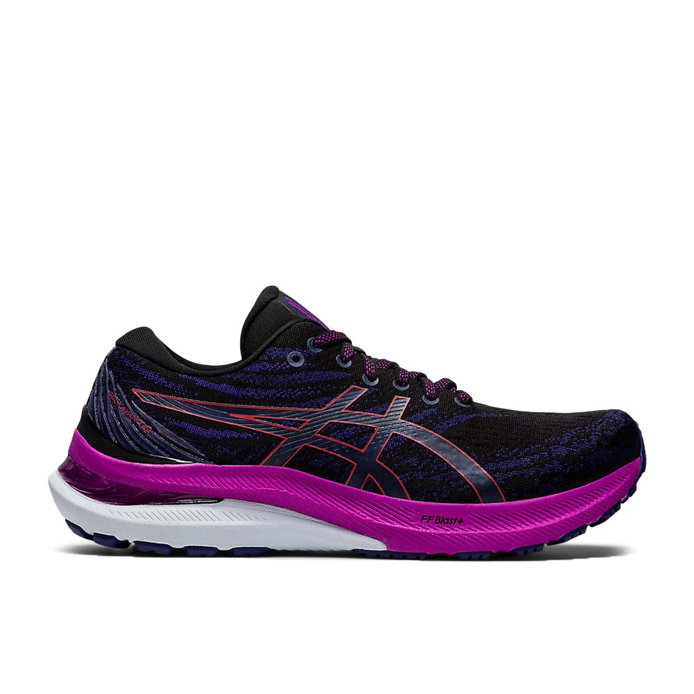 Women's Asics Gel-Kayano 29, Black/Red Alert, 7 D Wide