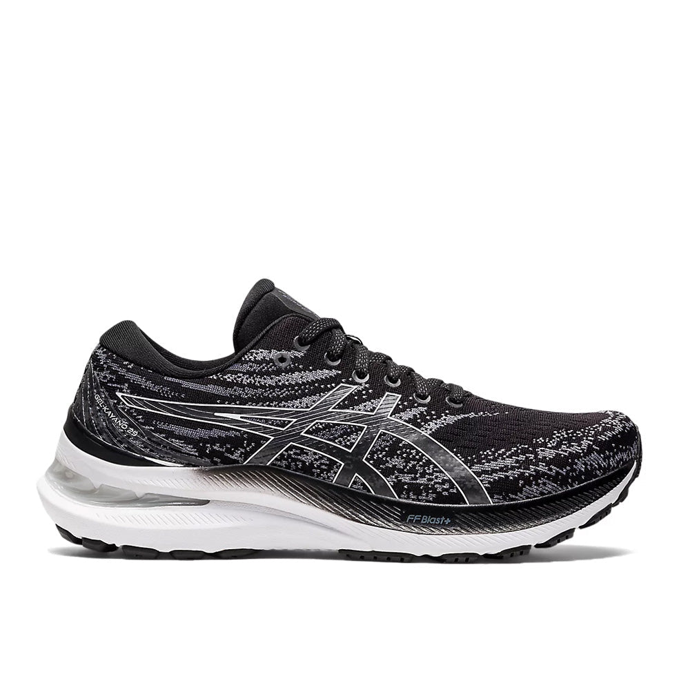 Women's Asics Gel-Kayano 29, Black/White, 9 D Wide
