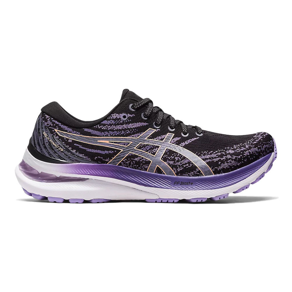 Women's Asics GEL-Kayano 29, Black/Summer Dune, 8.5 B Medium