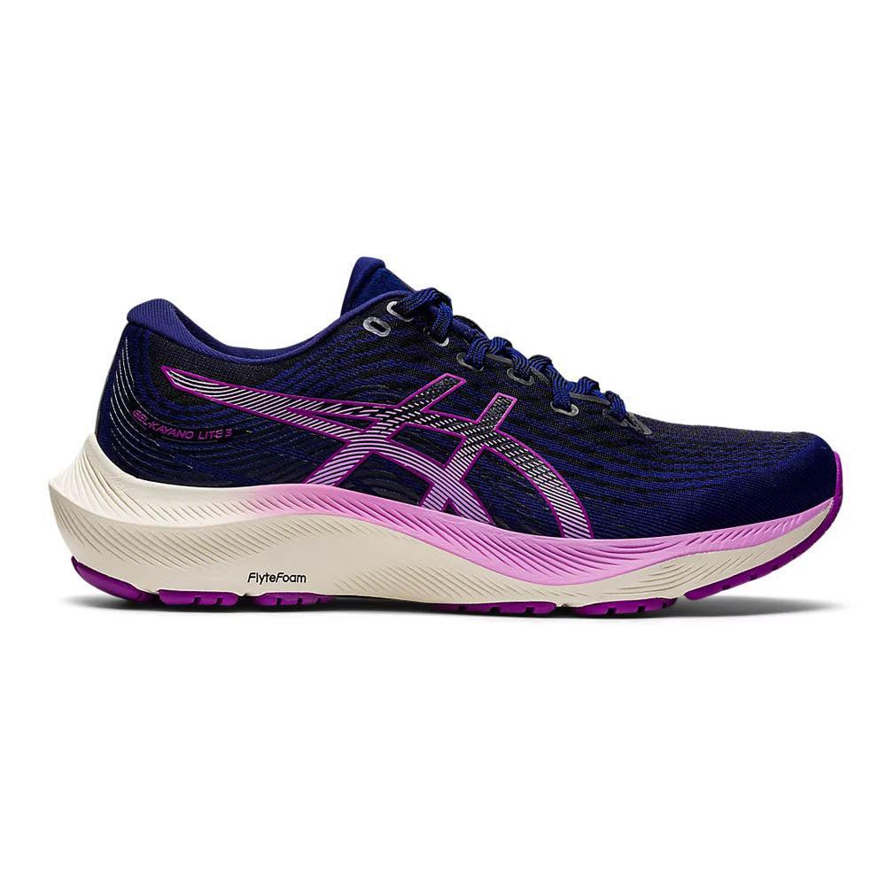 Women's Asics GEL-Kayano Lite 3, Dive Blue/Orchid, 6 B Medium