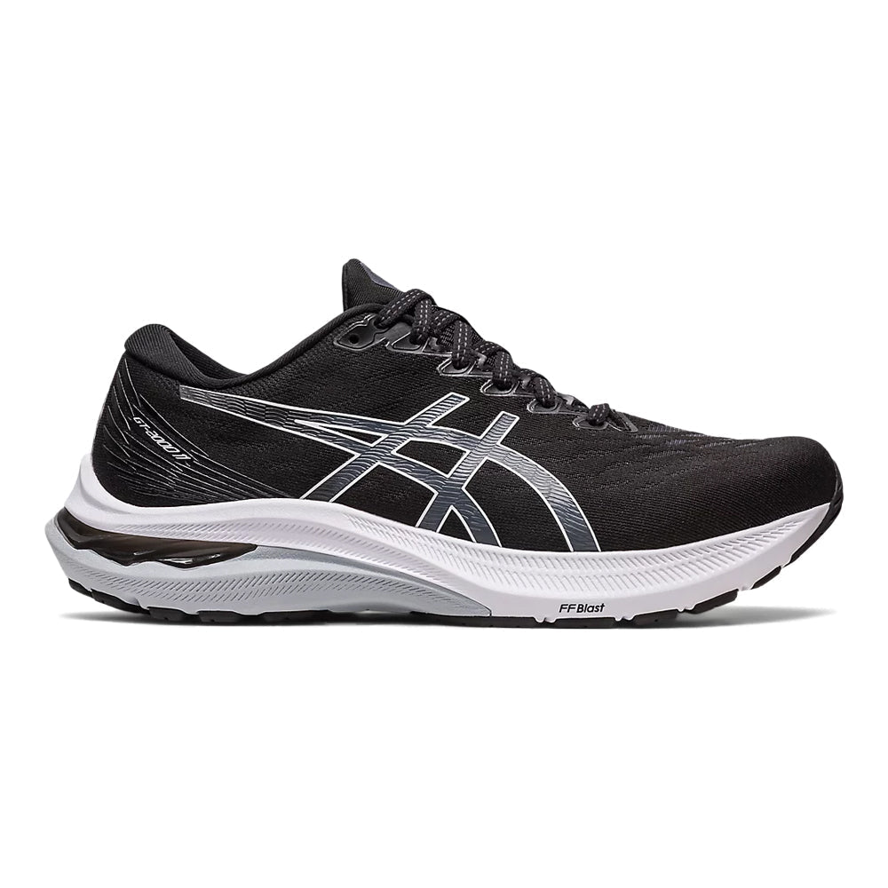 Women's Asics GT-2000 11, Black/White, 9 B Medium