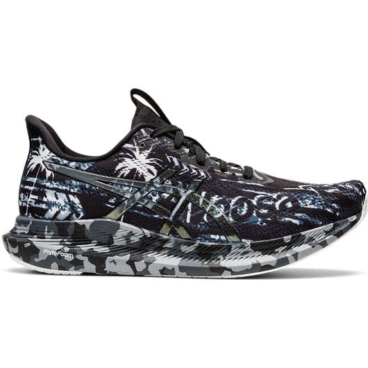 Women's Asics NOOSA TRI 14, BLACK/PURE SILVER, 6 B Medium