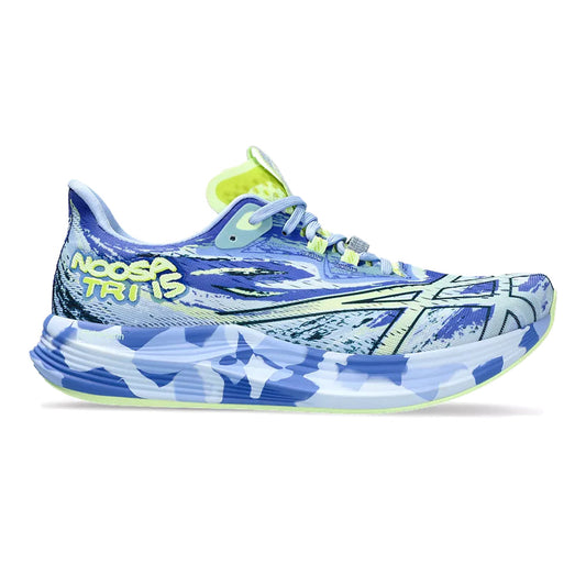 Women's Asics Noosa Tri 15, Sapphire/Illuminate Yellow, 6.5 B Medium
