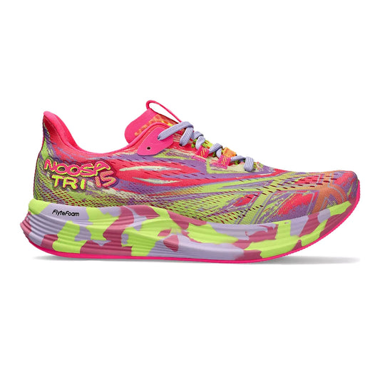 Women's Asics Noosa Tri 15, Hot Pink/Safety Yellow, 8.5 B Medium