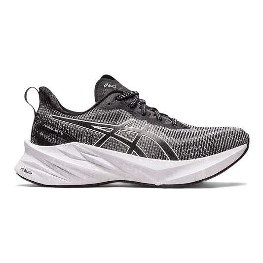 Women's Asics Novablast 3 LE, White/Black, 9.5 B Medium