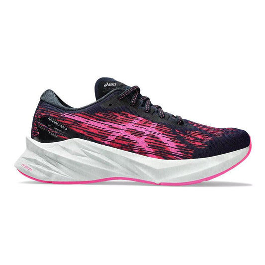 Women's Asics Novablast 3, French Blue/Hot Pink, 8 B Medium