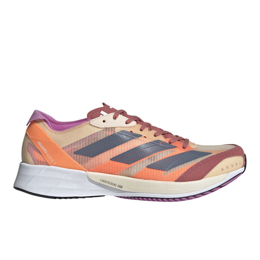 Women's Adidas Adizero Adios 7, Bliss Orange/Wonder Steel/Beam Orange, 10.5 B Medium