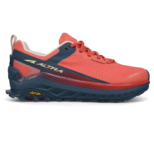 Women's Altra Olympus 4, Navy/Coral, 10.5 B Medium