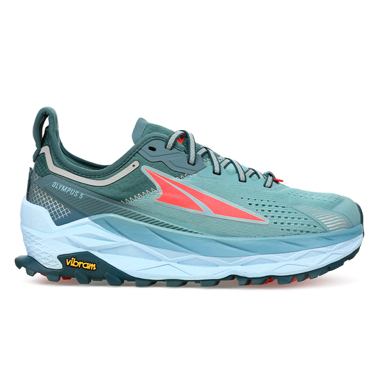 Women's Altra Olympus 5, Dusty Teal, 8 B Medium