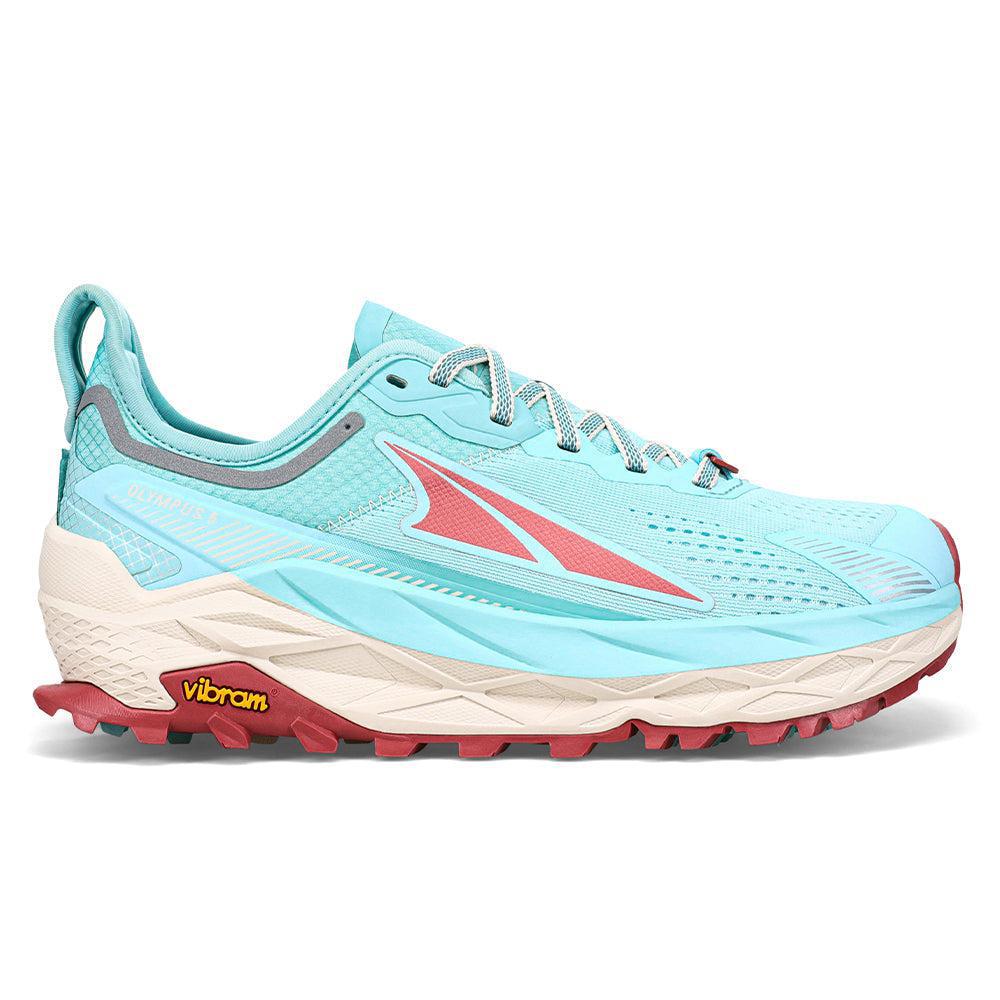 Women's Altra Olympus 5, Light Blue, 8.5 B Medium