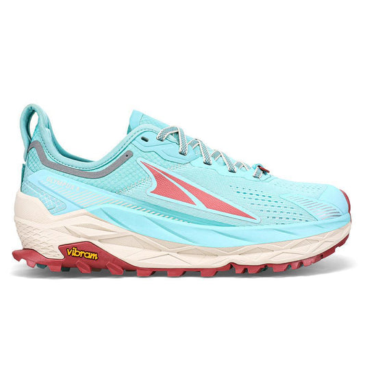 Women's Altra Olympus 5, Light Blue, 8.5 B Medium