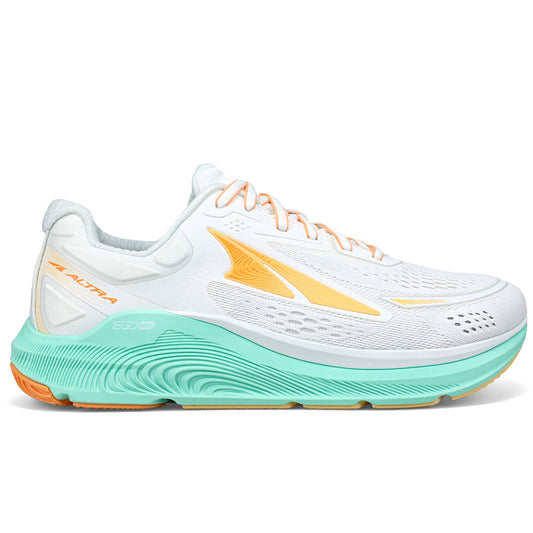 Women's Altra Paradigm 6, White/Green, 8.5 B Medium